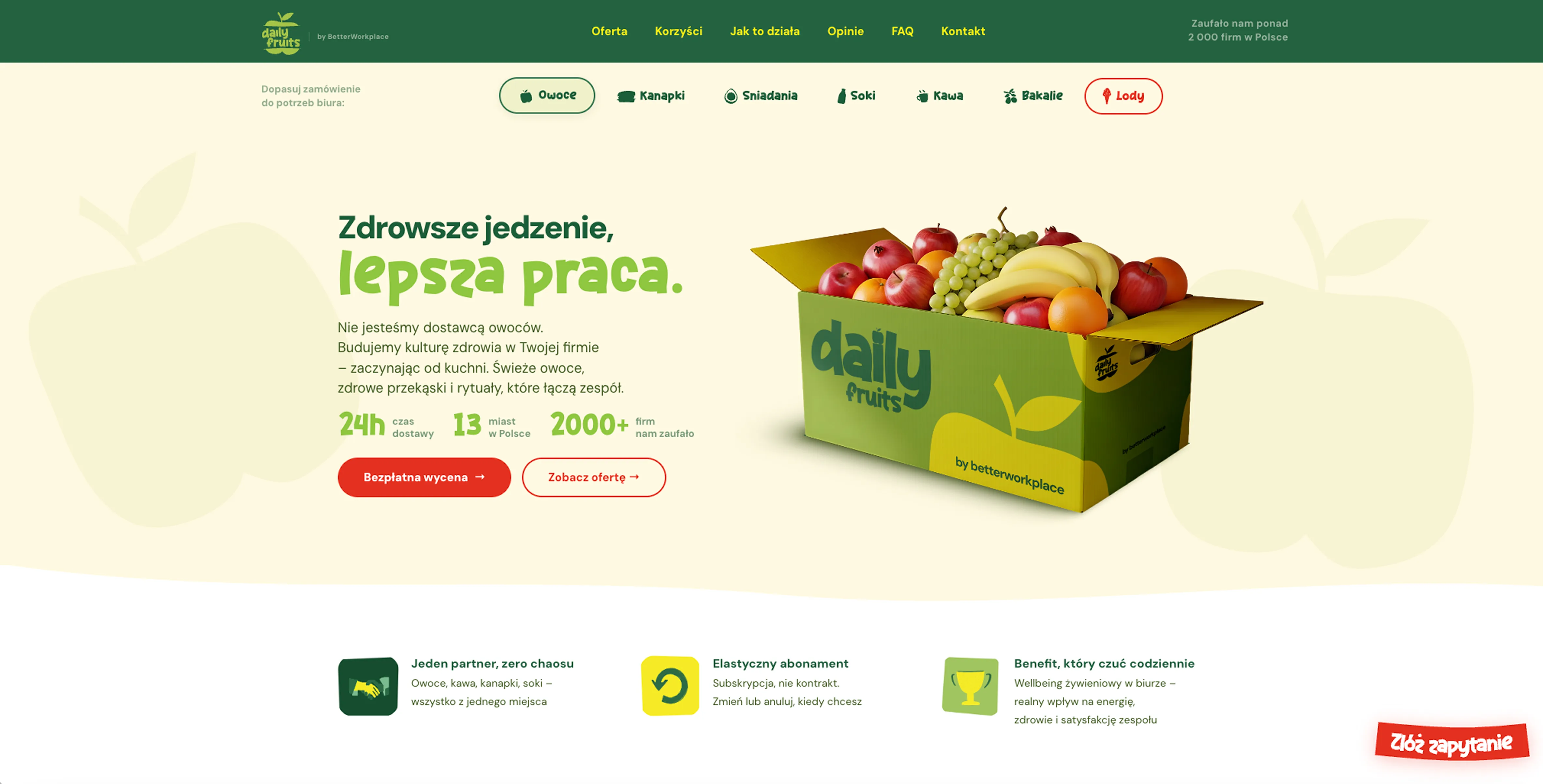 DailyFruits strona www